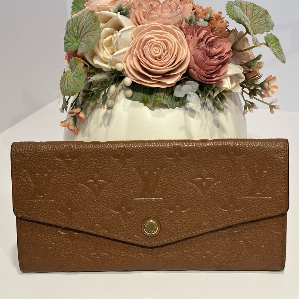 Louis Vuitton Sarah Wallet Empreinte Brown - Picture 3 of 15